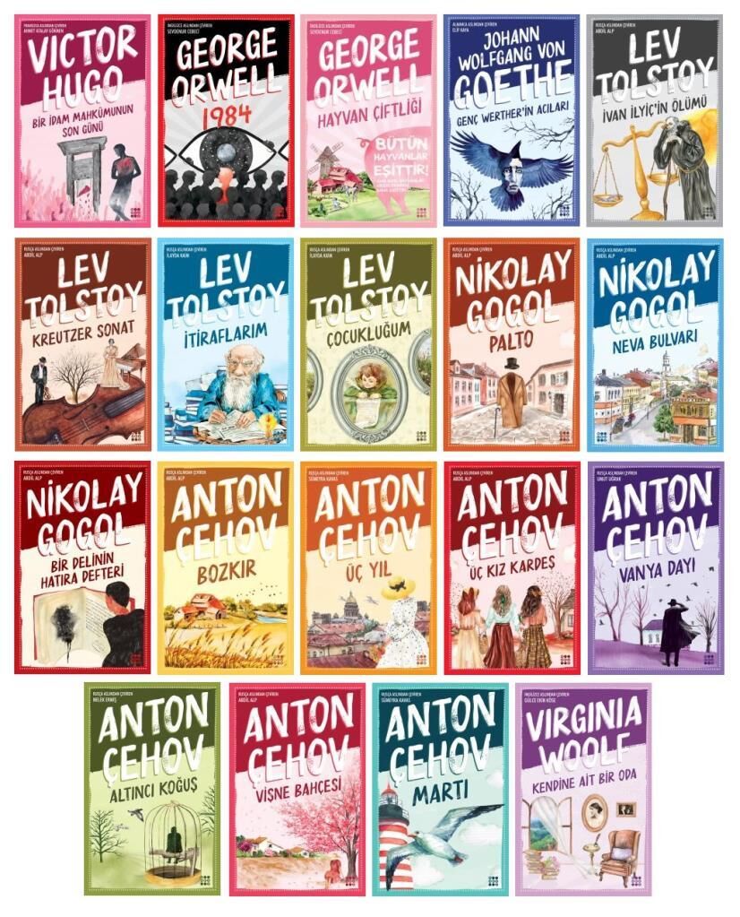 Dokuz Popüler Dünya Klasikleri Seti 19 Kitap
