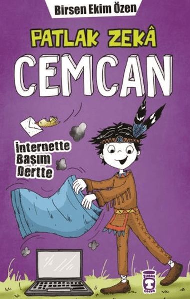Patlak Zeka Cemcan - İnternette Başım Dertte (Fleksi Cilt) BİRSEN EKİM ÖZEN