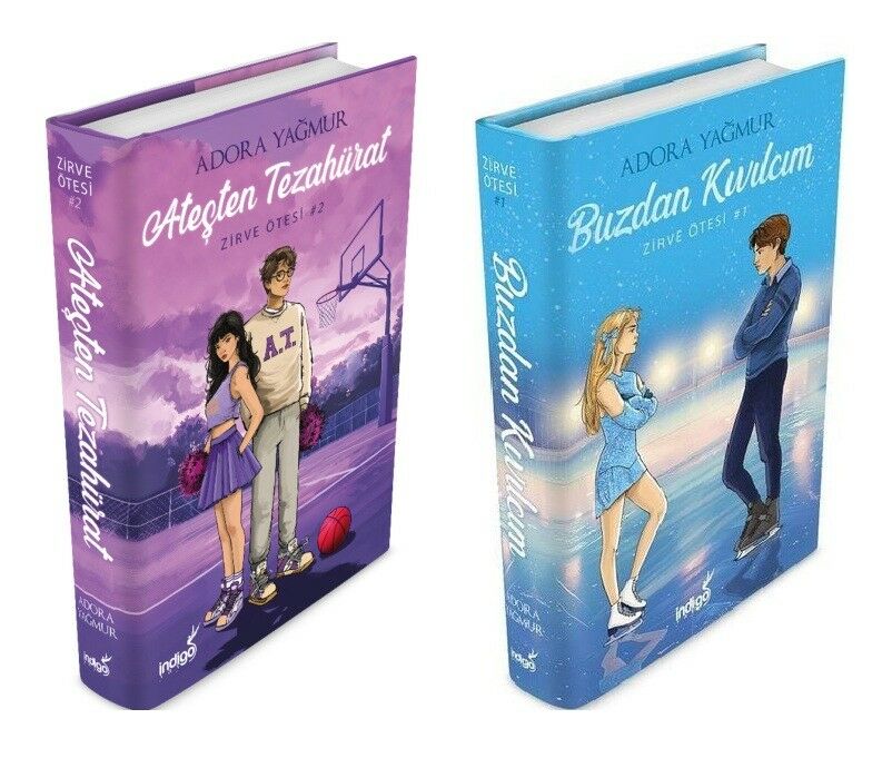 Adora Yağmur Zirve Ötesi Seti 2 Kitap CİLTLİ (Ateşten Tezahürat + Buzdan Kıvılcım)