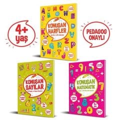 Konuşan Etkinlikler Serisi 3 Kitap 4 Yaş +