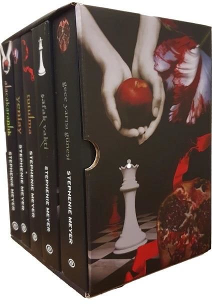 Alacakaranlık Serisi 5 Kitaplık Set Kutusuz STEPHENİE MEYER