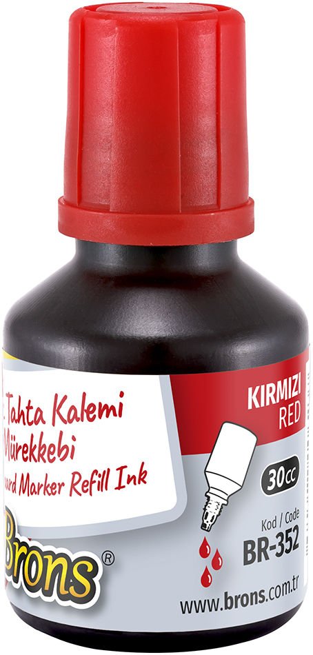 Brons Tahta Kalemi Mürekkebi Kırmızı 30 ml