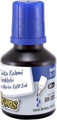 Brons Tahta Kalemi Mürekkebi Mavi 30 ml