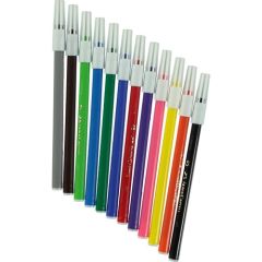 Faber Castell Keçeli Kalem 12 Renk Yıkanabilir