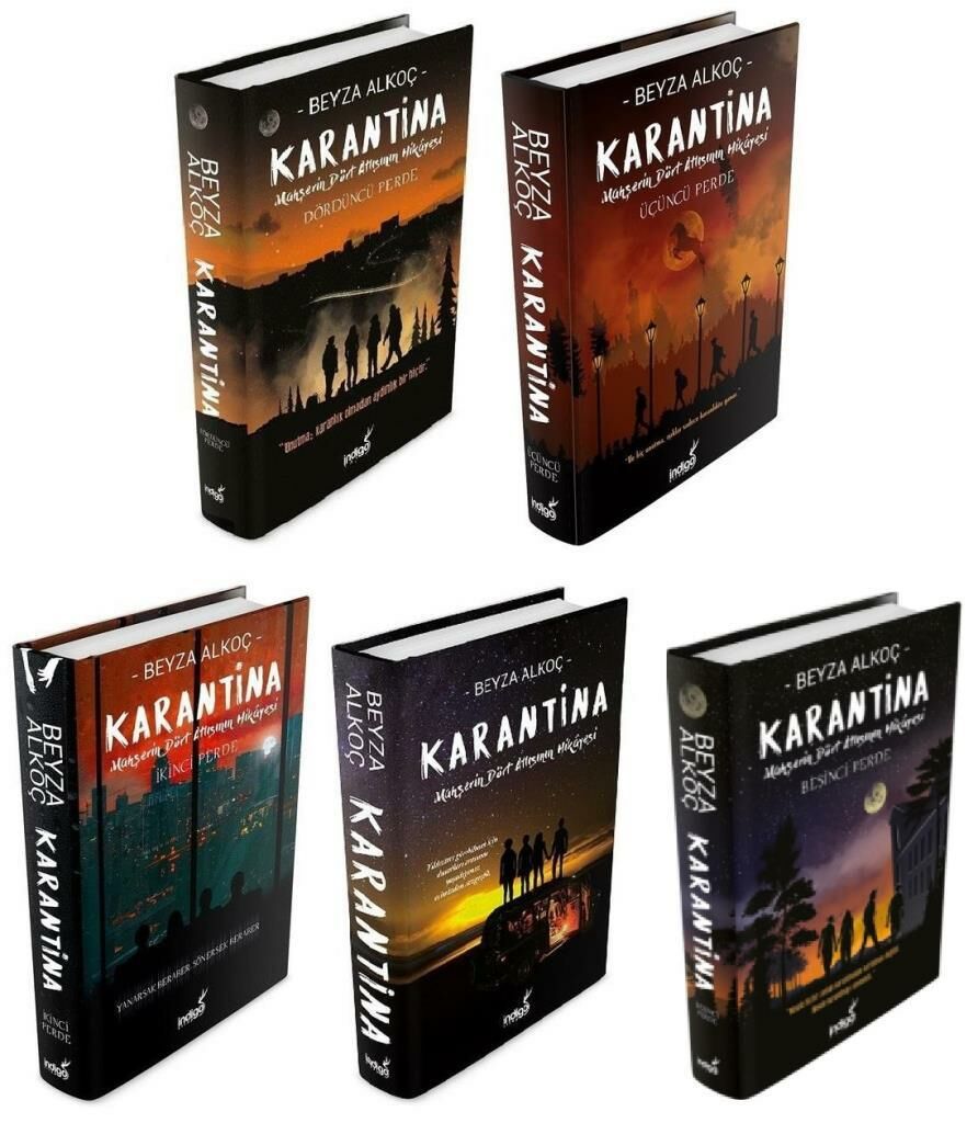 Karantina Serisi 5 Kitap CİLTLİ BEYZA ALKOÇ