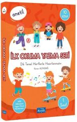 Anetil 1. Sınıf İlk Okuma Yazma Seti 10 Kitap Set