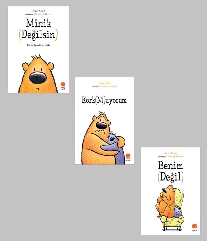 Anna Kang Minik Değilsin + Kork M uyorum + Benim Değil (3 Kitap)
