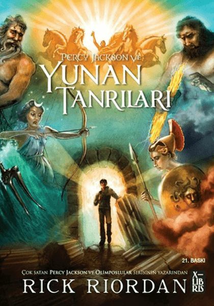 X Percy Jackson Ve Yunan Tanrıları RICK RIORDAN