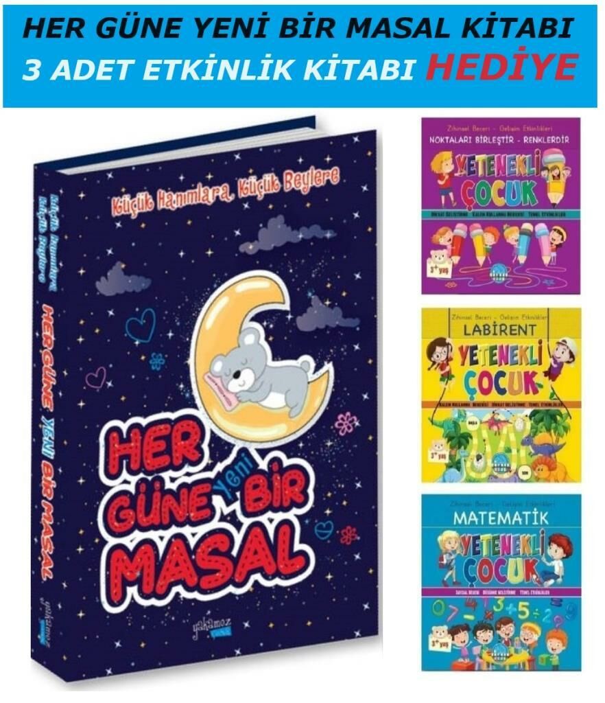 Her Güne Yeni Bir Masal (3 Adet Aktivite Kitabı Hediye)