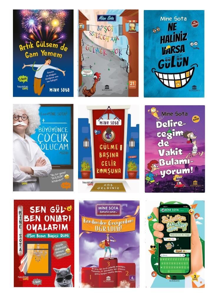 Mine Sota Seti 9 Kitap