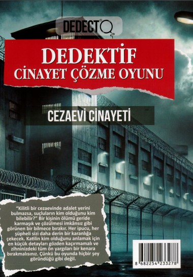 Dedektif Cinayet Çözme Oyunu Cezaevi Cinayeti