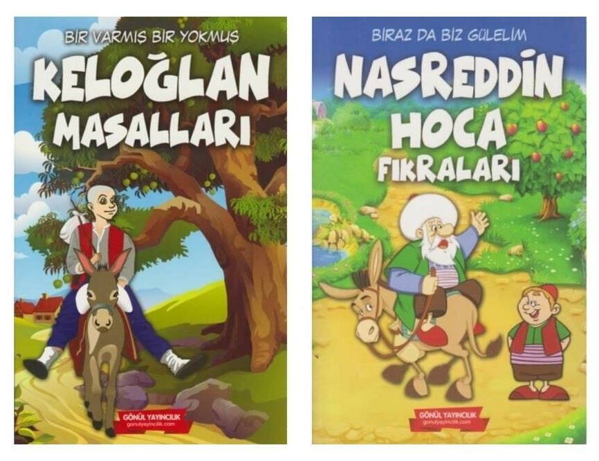 Gönül Nasreddin Hoca Fıkraları + Keloğlan Masalları 2 Kitap