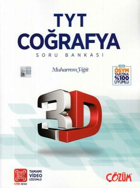 3D TYT Coğrafya Tamamı Video Çözümlü Soru Bankası
