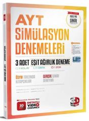 3D AYT Eşit Ağırlık 3 lü Simülasyon Deneme