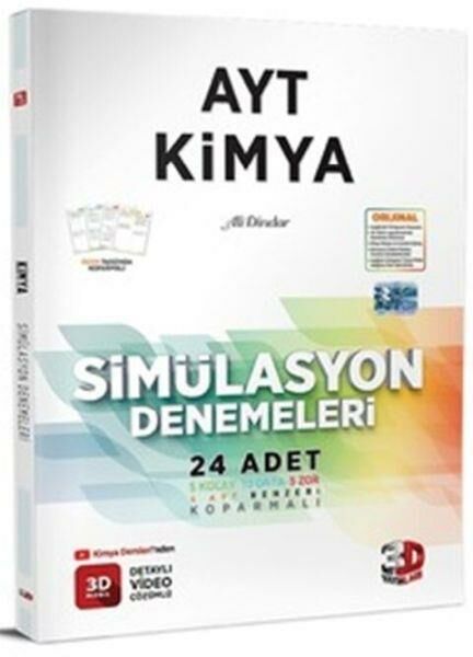 3D AYT Kimya Simülasyon Deneme Sınavı