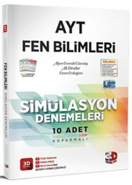3D AYT Fen Bilimleri Simülasyon Deneme