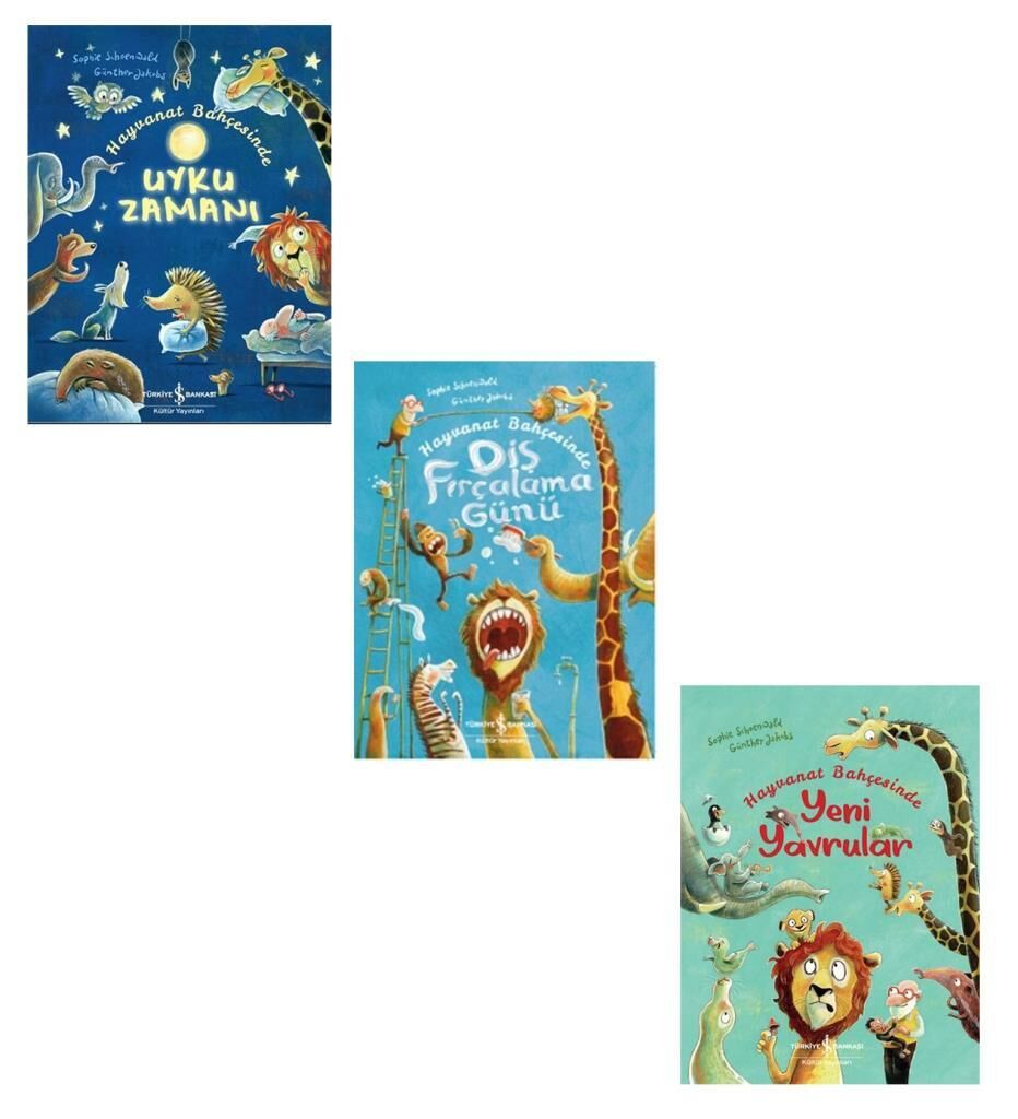 Hayvanat Bahçesinde Uyku Zamanı Hikayeleri 3 Kitap