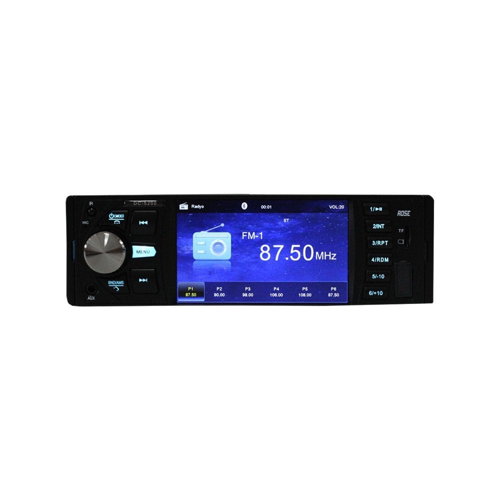 DC-5200 BT  FM MP3 MP4 USB SD BLUETOOTH ARAÇ MULTIMEDYA SİSTEMİ