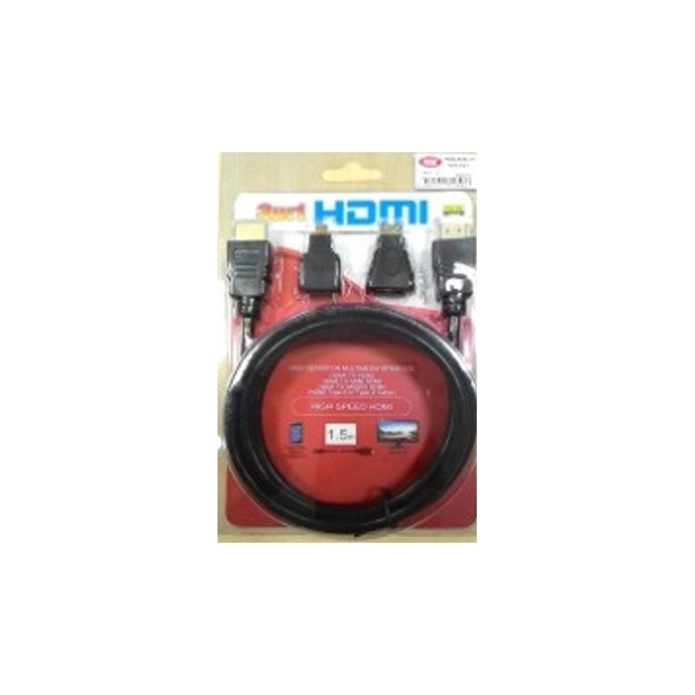 RC-131  HDMI 3 IN 1 SET BLİSTERLİ-1,5M
