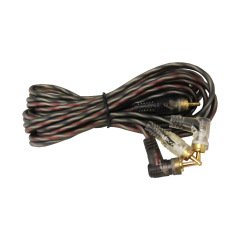 RC-44-2,5m  2RCA-2RCA OTO ANFI KABLOSU (BIR TARAFI L JAKLI)-2,5M