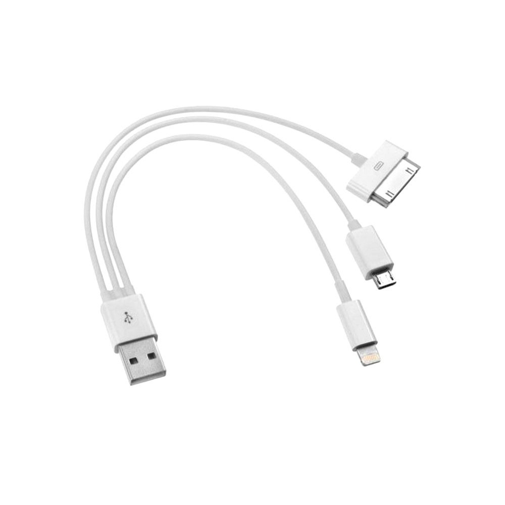RC-640  USB  IPHONE 4-4S + IPHONE 6/6S + SAMSUNG USB ŞARJ DATA KABLOSU