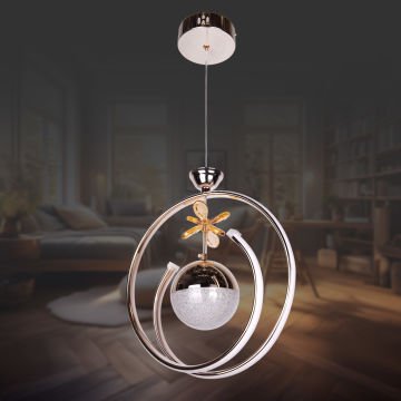 Mimoza Altın 3 Renk Led Avize