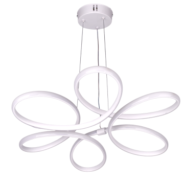 Papatya Büyük Beyaz Led Avize