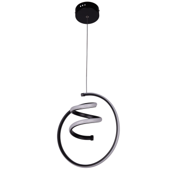 Salkım Siyah Ledli Avize