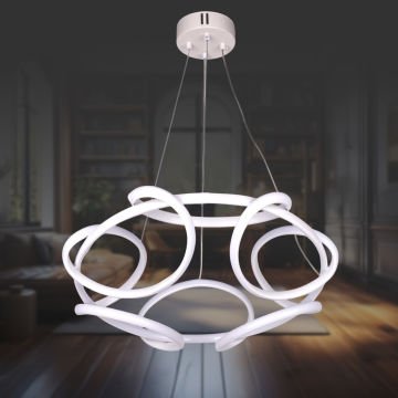 Taç Beyaz Led Avize