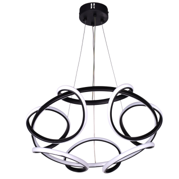 Taç Siyah Led Avize