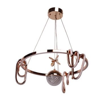 A66116A Altın Led Avize