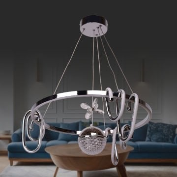 A66116A Krom Led Avize