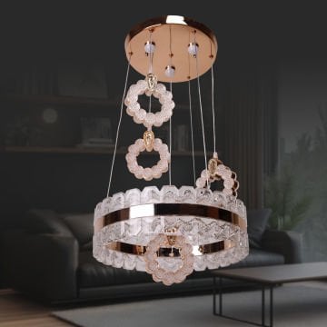 A3400-4 Altın Led Avize