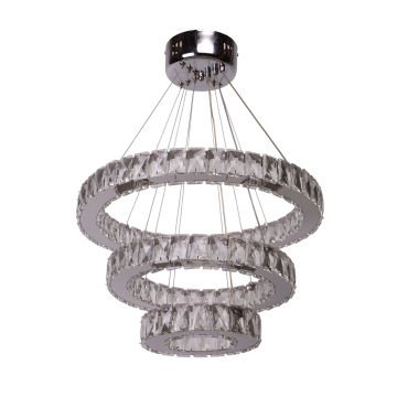 7017-3 Lü Daire Kristal Led Avize