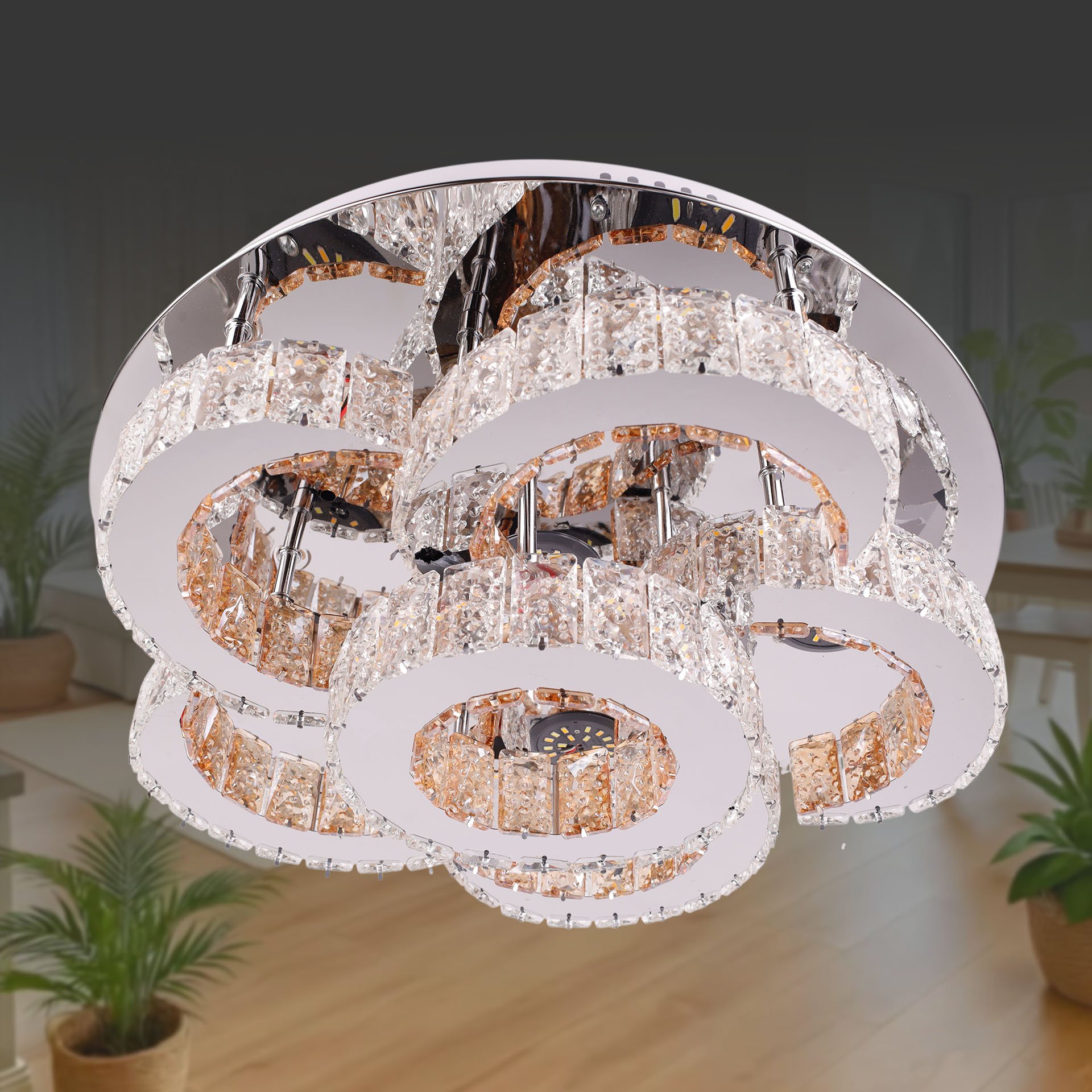 7003-500 Kristal Led Avize