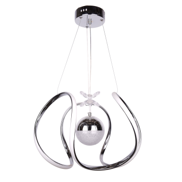 Ahtapot Krom Led Avize