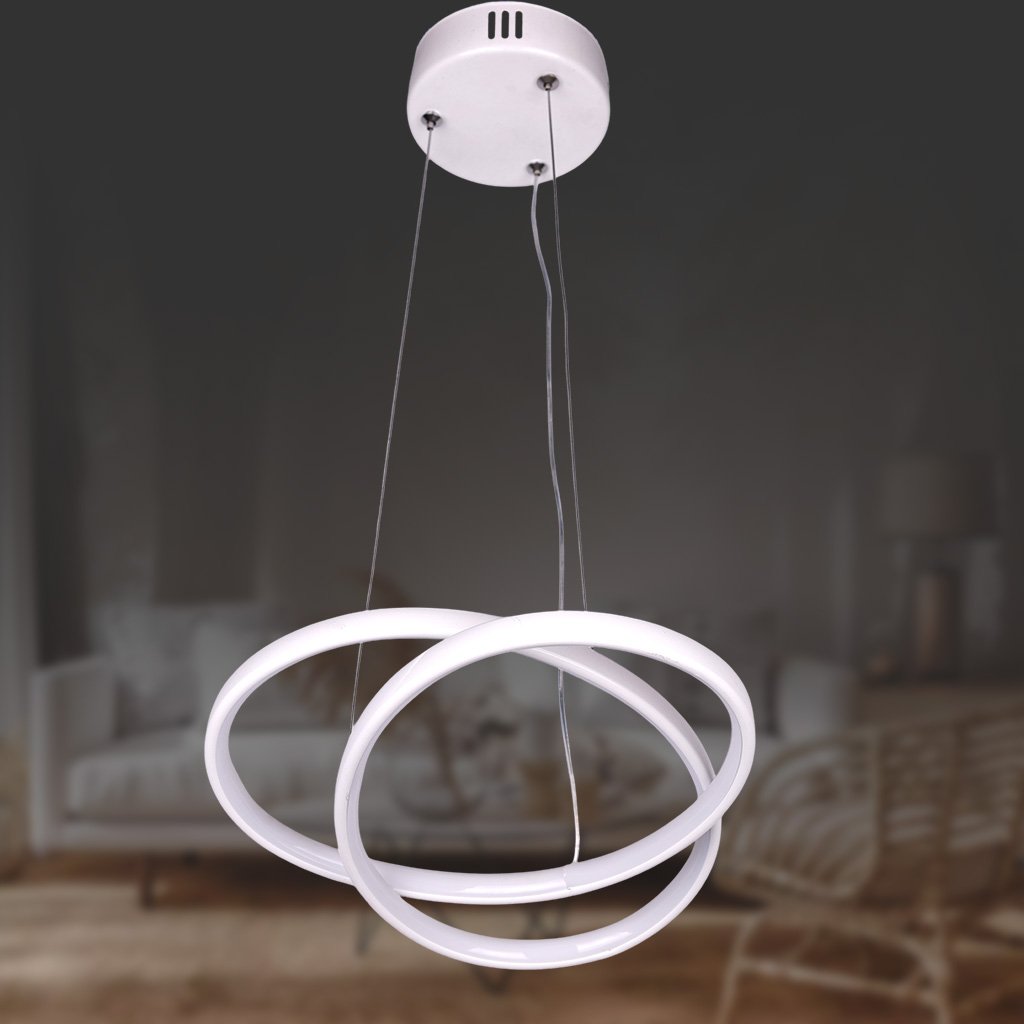 Atom Beyaz 3 Renk Led Avize