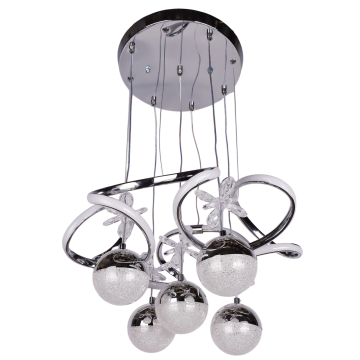 Dron Krom 5 Toplu Led Avize