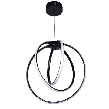 Elit 3 Lü Siyah Led Avize