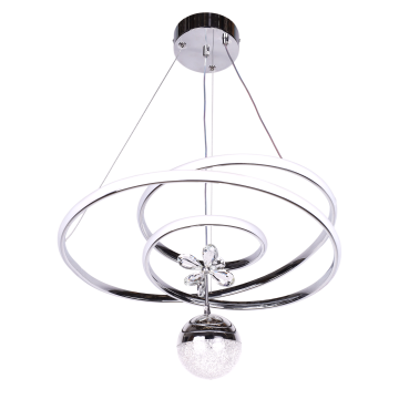 Eylül Büyük Krom Led Avize