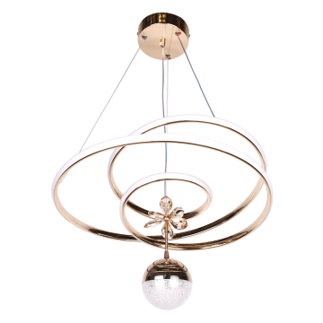 Eylül Büyük Altın Led Avize