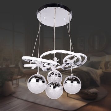 Florya 4 Toplu Krom Led Avize