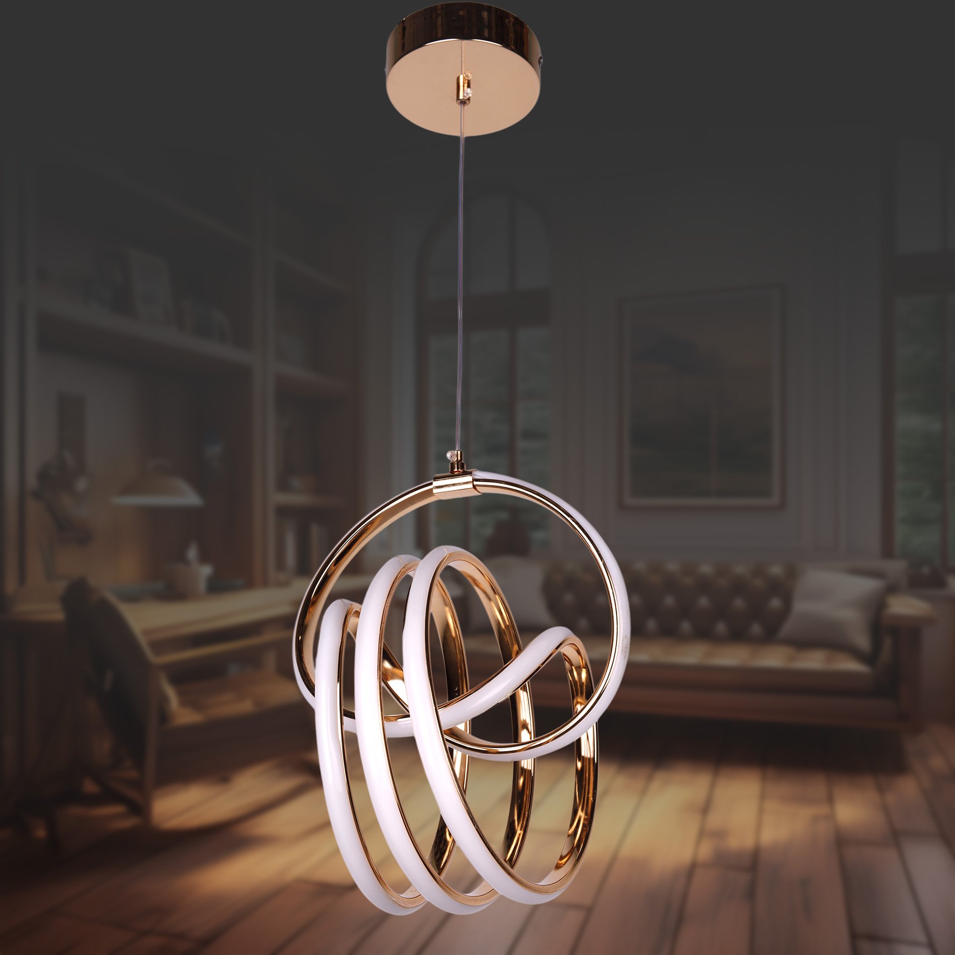 İmza Altın Büyük Led Avize