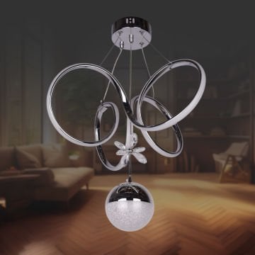 Kuğu Krom 4lü Toplu Led Avize