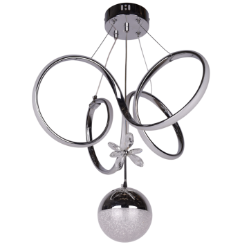 Kuğu Krom 4lü Toplu Led Avize