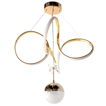 Kuğu Altın 4lü Toplu Led Avize