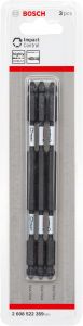 Bosch - Impact Control Serisi Çift Taraflı Vidalama Ucu 3'lü PZ2 *150mm