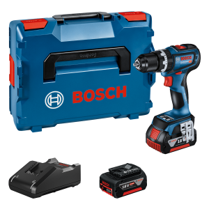 Bosch Professional GSB 18V-90 C (2x5.0Ah, GAL 18V-40, L-Boxx) Akülü Darbeli Delme Vidalama Makinesi - 06019K6106