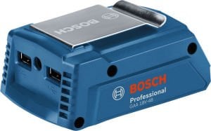 Bosch GAA 18V-48 Batarya Tutucu 2xUSB Çıkışlı Şarj Adaptörü - 06188000L6