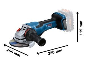Bosch GWS 18V-15 P Akülü Taşlama Makinesi (SOLO) - 06019H6A00